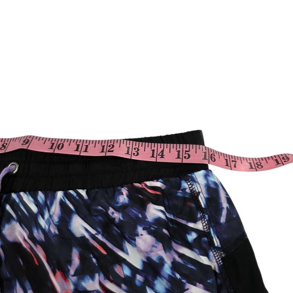 Activ8 Running Shorts Womens Multicolor M Elastic Waist Abstract Drawstring - Picture 6 of 9